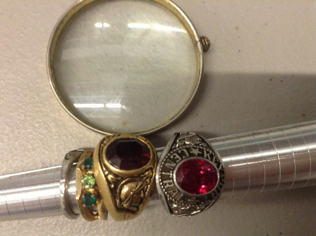 lot of four class rings: lot of four class rings