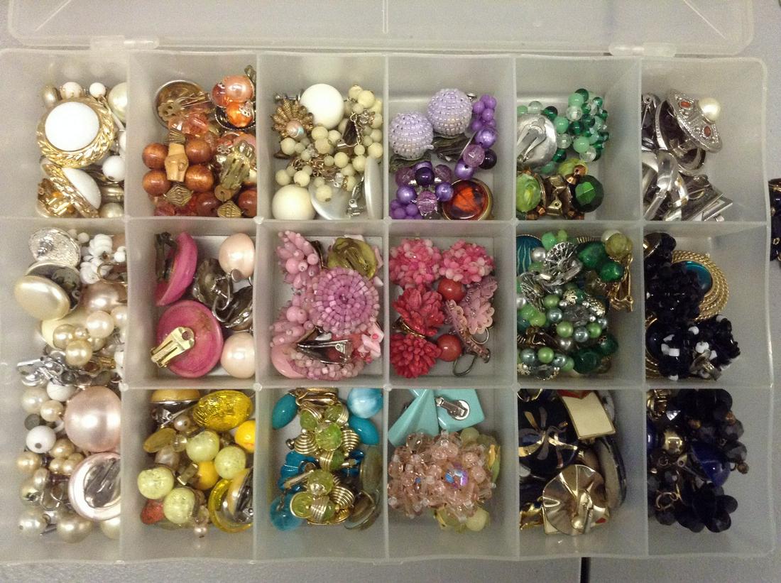 large lot of bakelite and other costume jewelry (1 of 1)