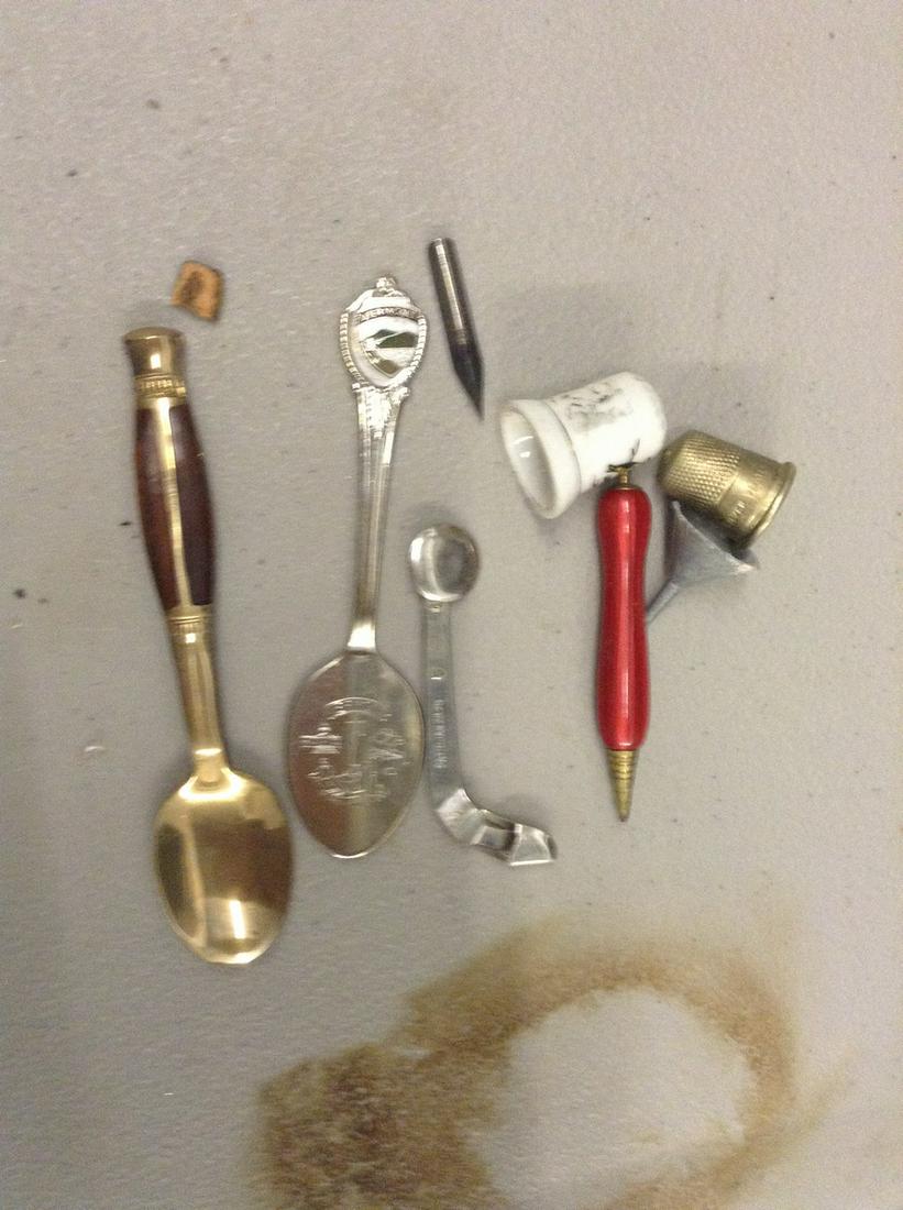 spoons, thimbles, pens and more: spoons, thimbles, pens and more