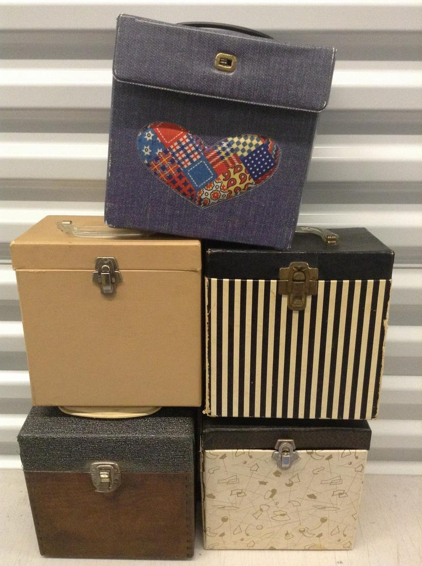 lot of 5 vintage 45s record holders (1 of 1)