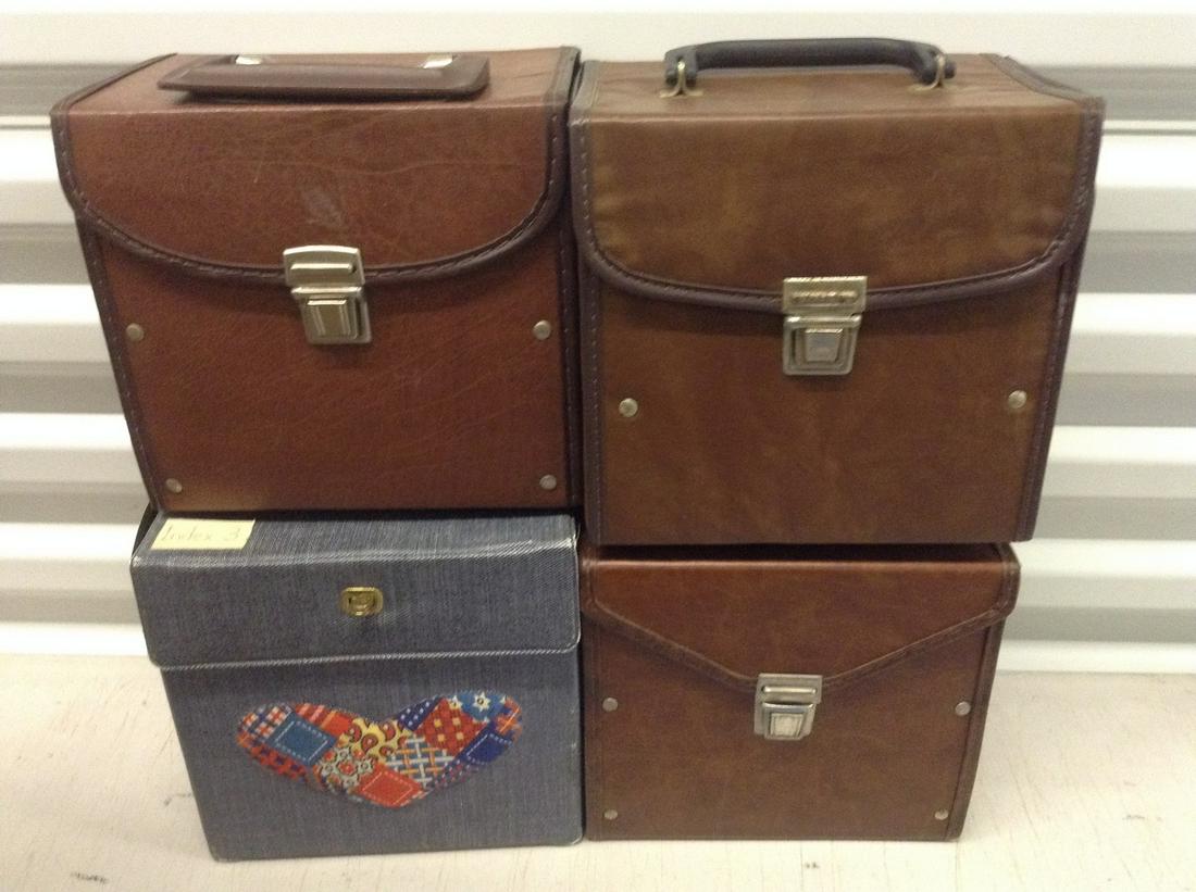 lot of 4 vintage 45s record holders (1 of 1)