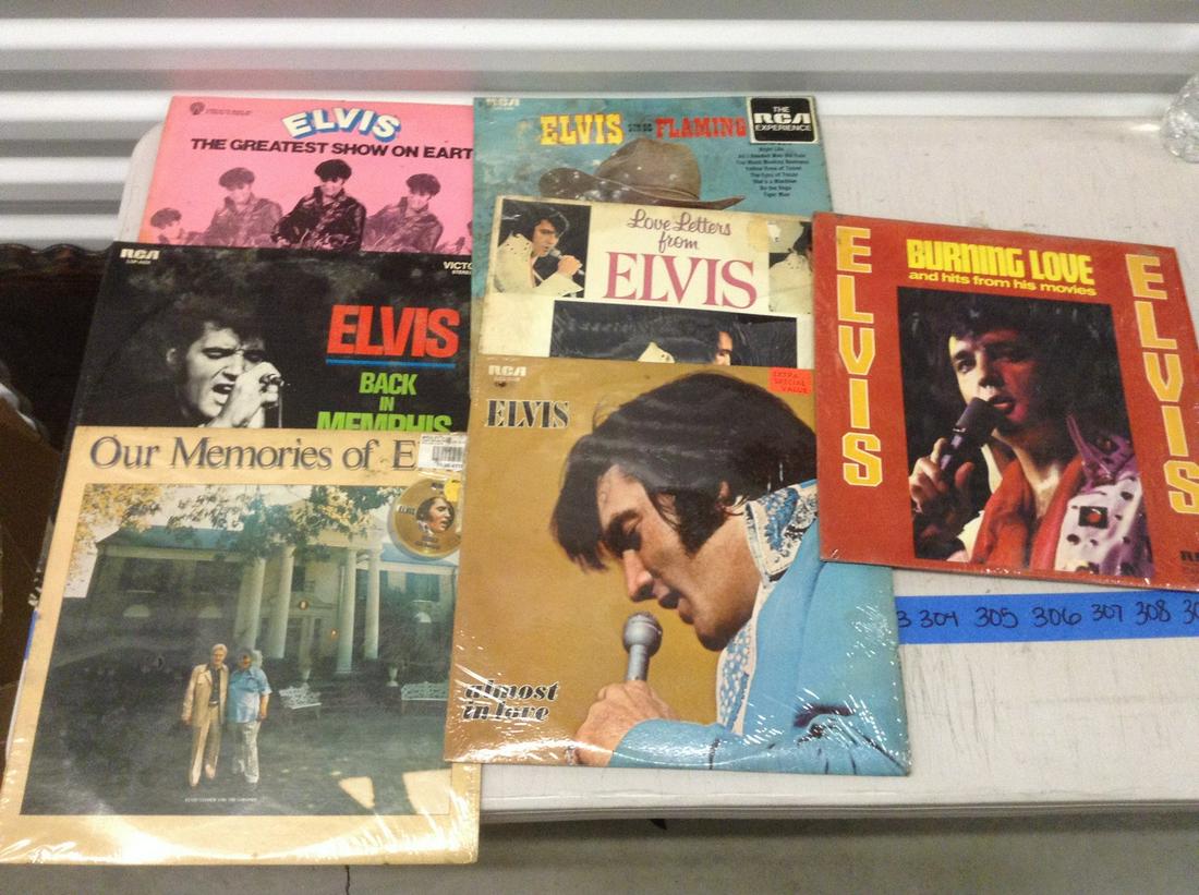 lot of 7 Elvis LPs (UB): lot of 7 Elvis LPs (UB)