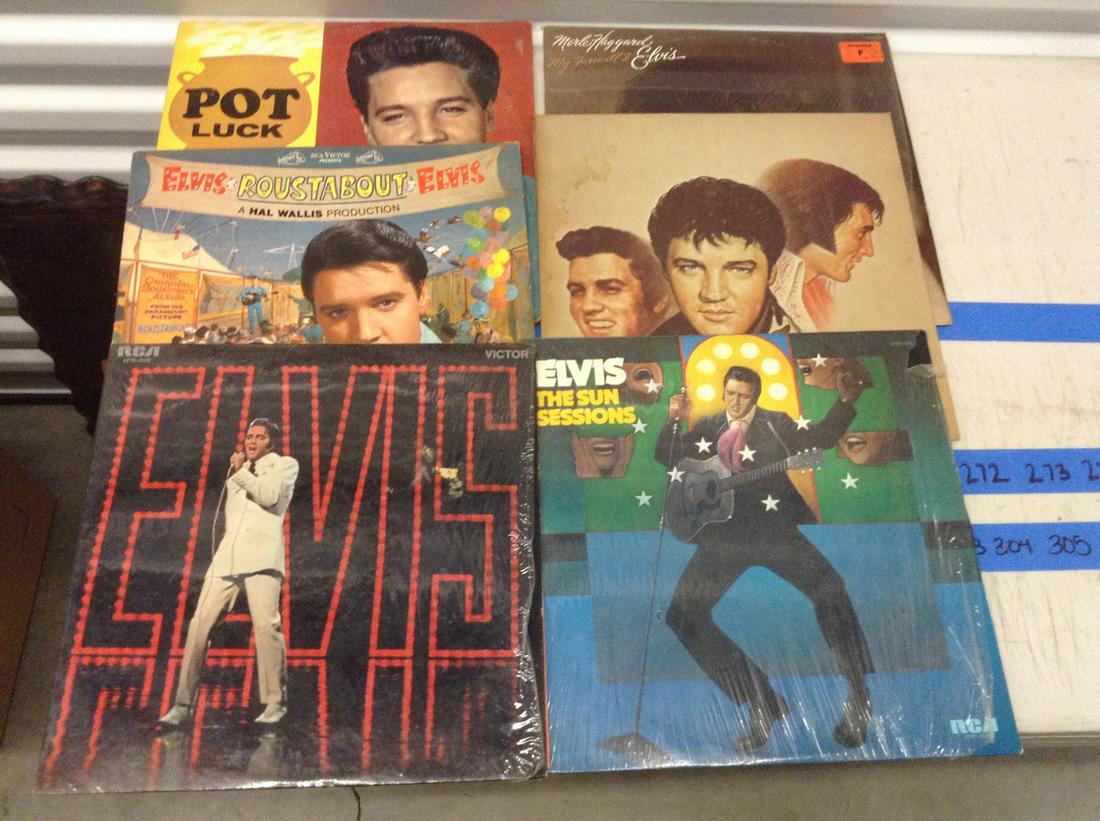lot of 6 Elvis LPs (UB): lot of 6 Elvis LPs (UB)