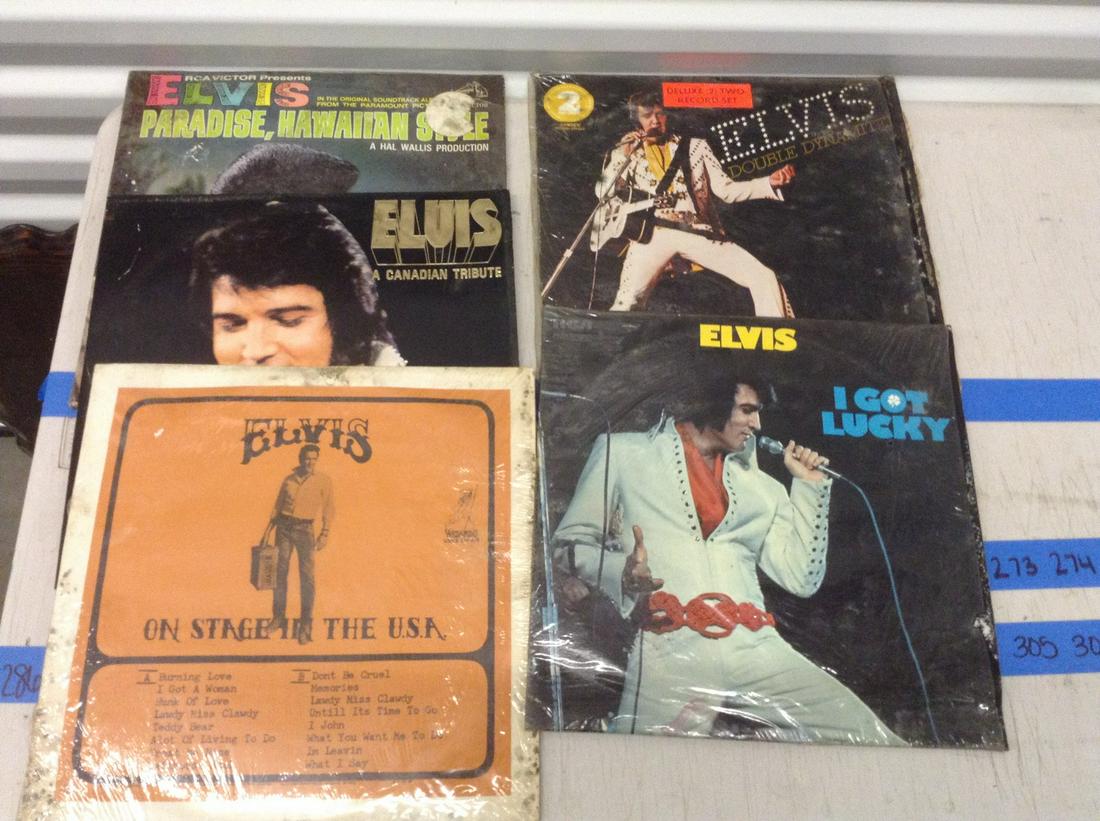 lot of 5 Elvis LPS (UB): lot of 5 Elvis LPS (UB)