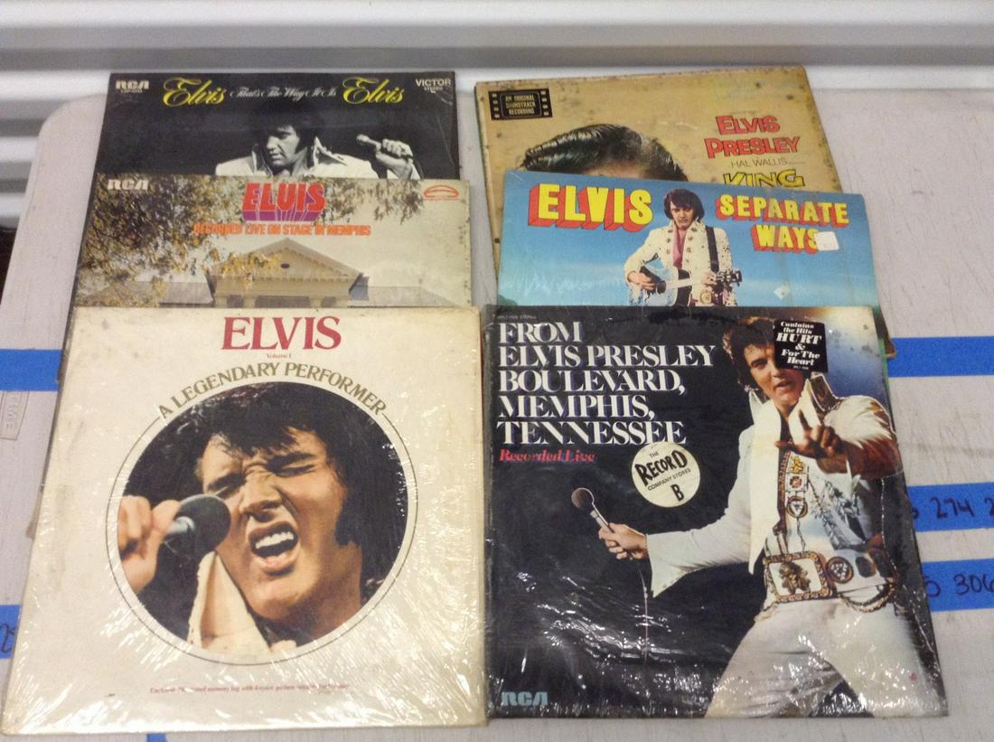 lot of 6 Elvis LPs: lot of 6 Elvis LPs