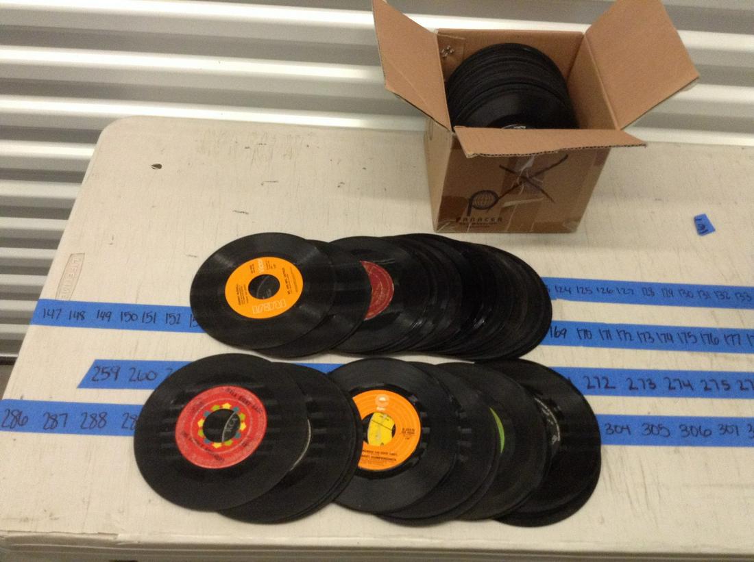 large amount of 45's (1 of 1)