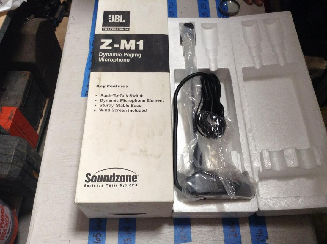 jbl zm1 dynamic paging microphone: jbl zm1 dynamic paging microphone
