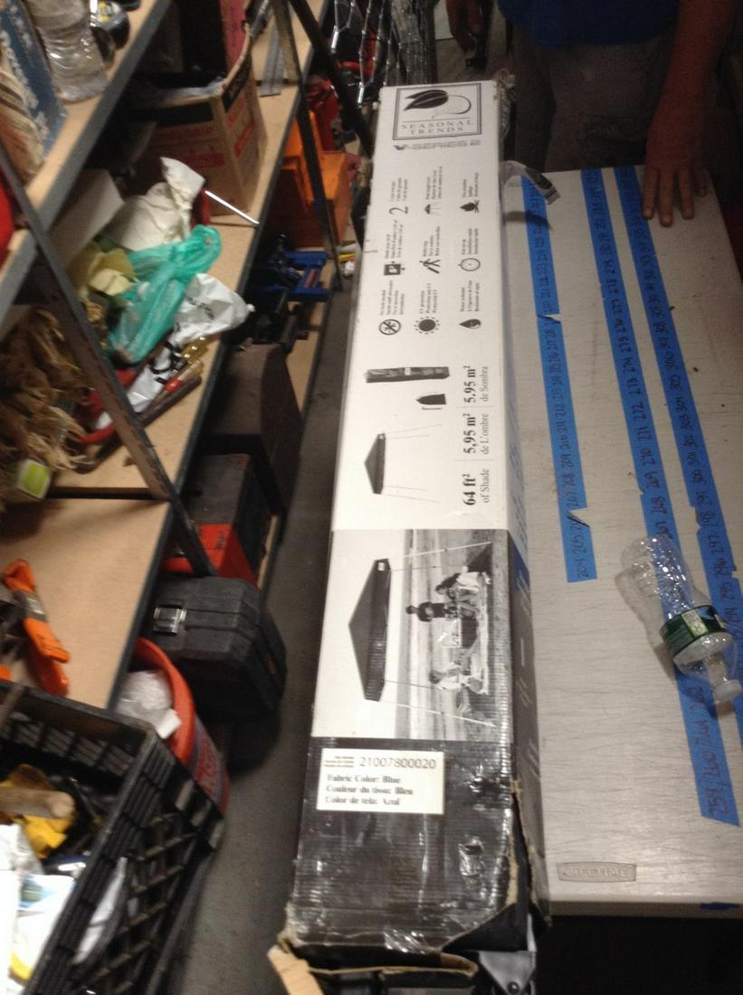 8ftx8ft portable tent in the package (1 of 1)