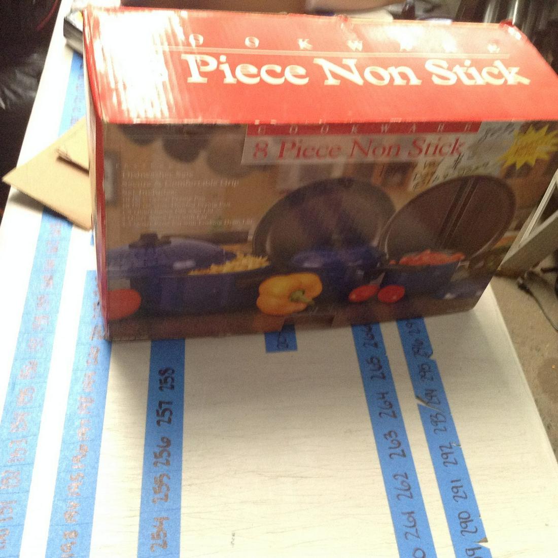 cookware 8 piece non stick in box (1 of 1)