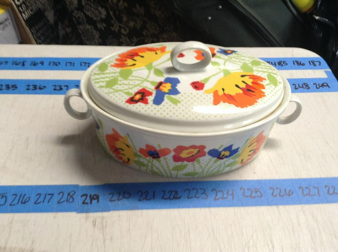 floral fantasy casserole dish: floral fantasy casserole dish