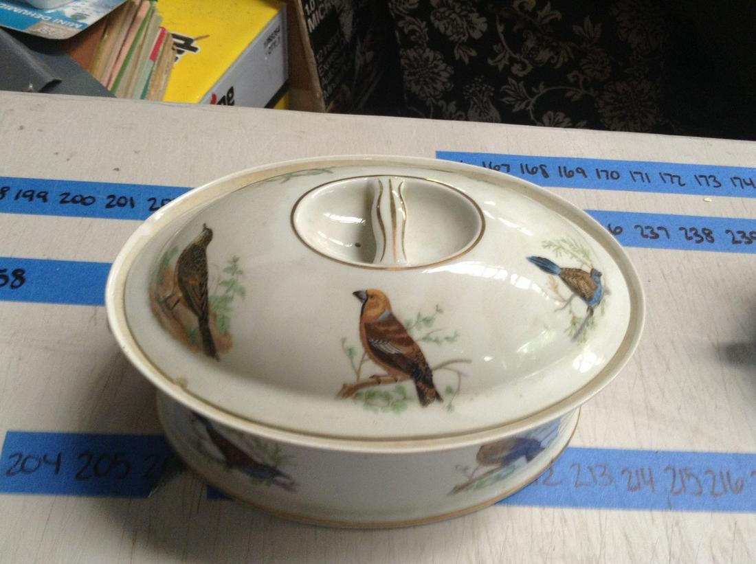 lefau hand painted casserole dish: lefau hand painted casserole dish