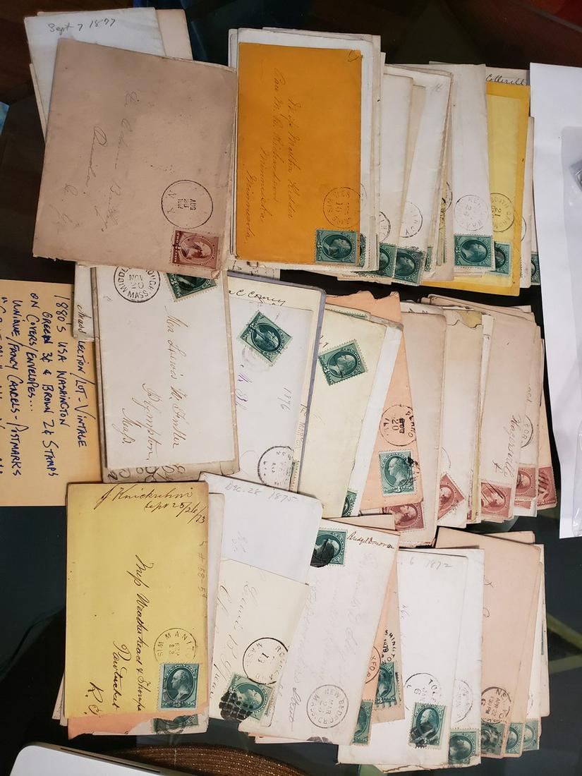 Huge collection/lot - vintage 1880's USA Washington (1 of 1)