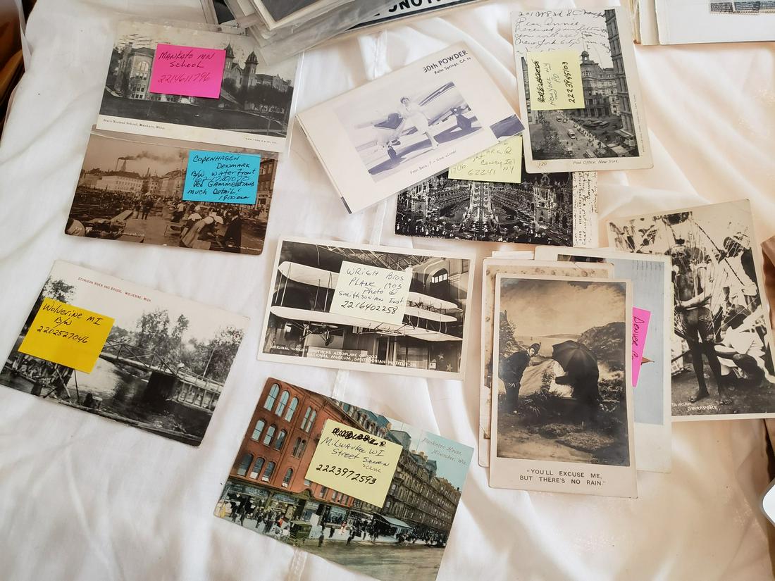 Large lot of vintage postcards - Wright bros, NY, and (1 of 1)