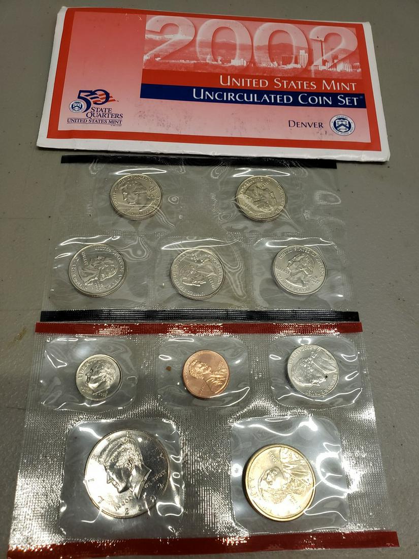 2002 US Mint uncirculated coin set (1 of 1)