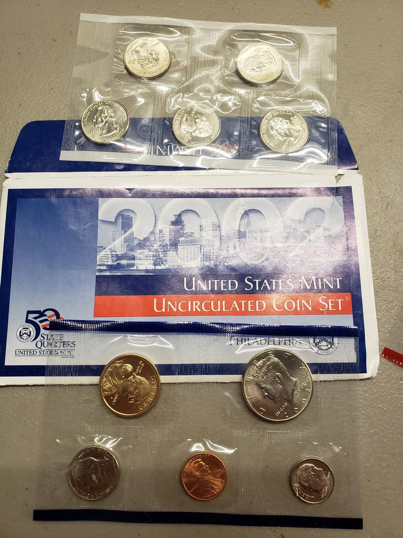 2002 US Mint uncirculated coin set (1 of 1)
