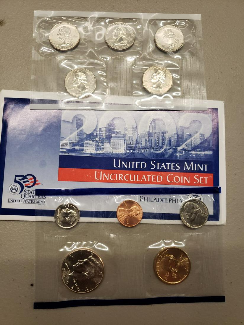 2002 US Mint uncirculated coin set (1 of 1)