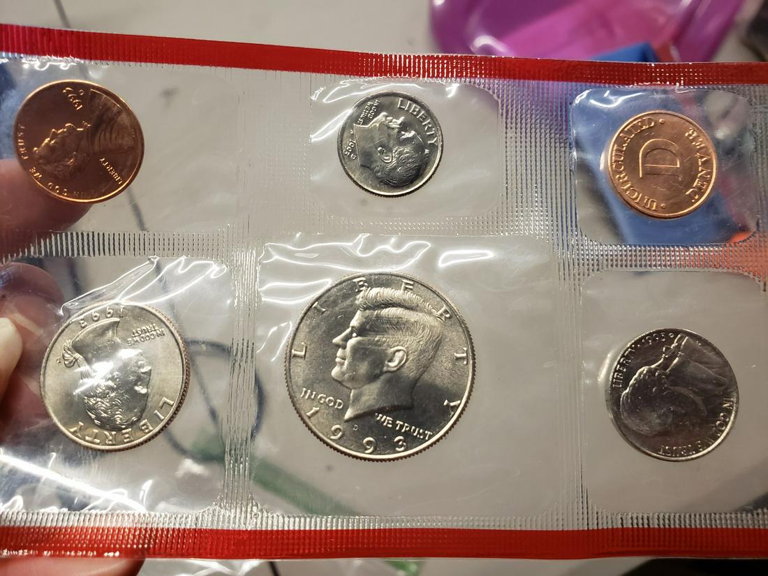 1993 uncirculated US Mint set (1 of 1)