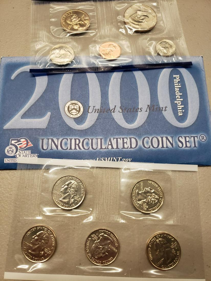 2000 US mint uncirculated coin set (1 of 1)