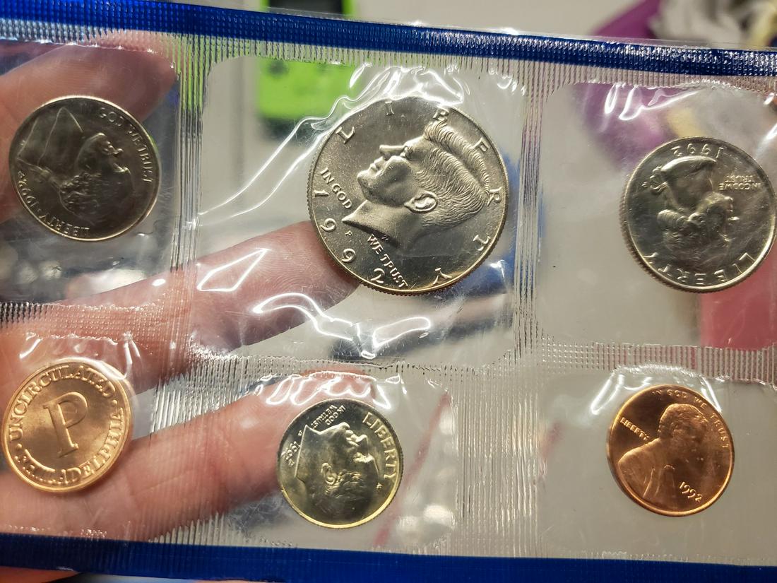 1992 US Mint uncirculated coin set (1 of 1)