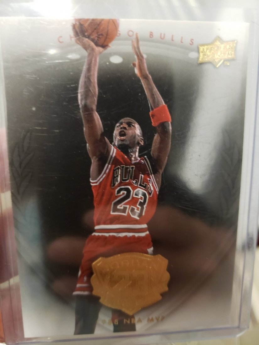 1988 NBA MVP Michael Jordan upper Deck card (1 of 1)