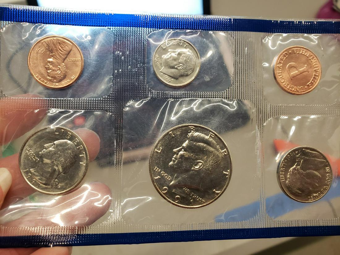 1991 US Mint uncirculated coin set (1 of 1)