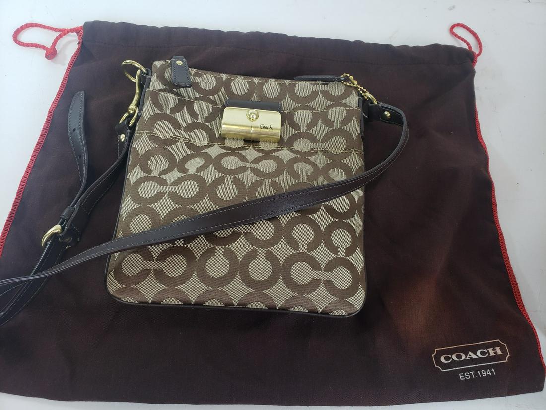 Coach purse w/dust bag (1 of 1)