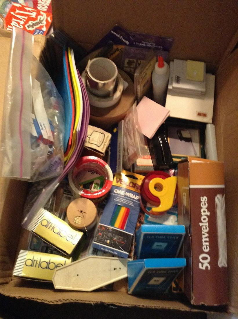 box of office supplies (1 of 1)