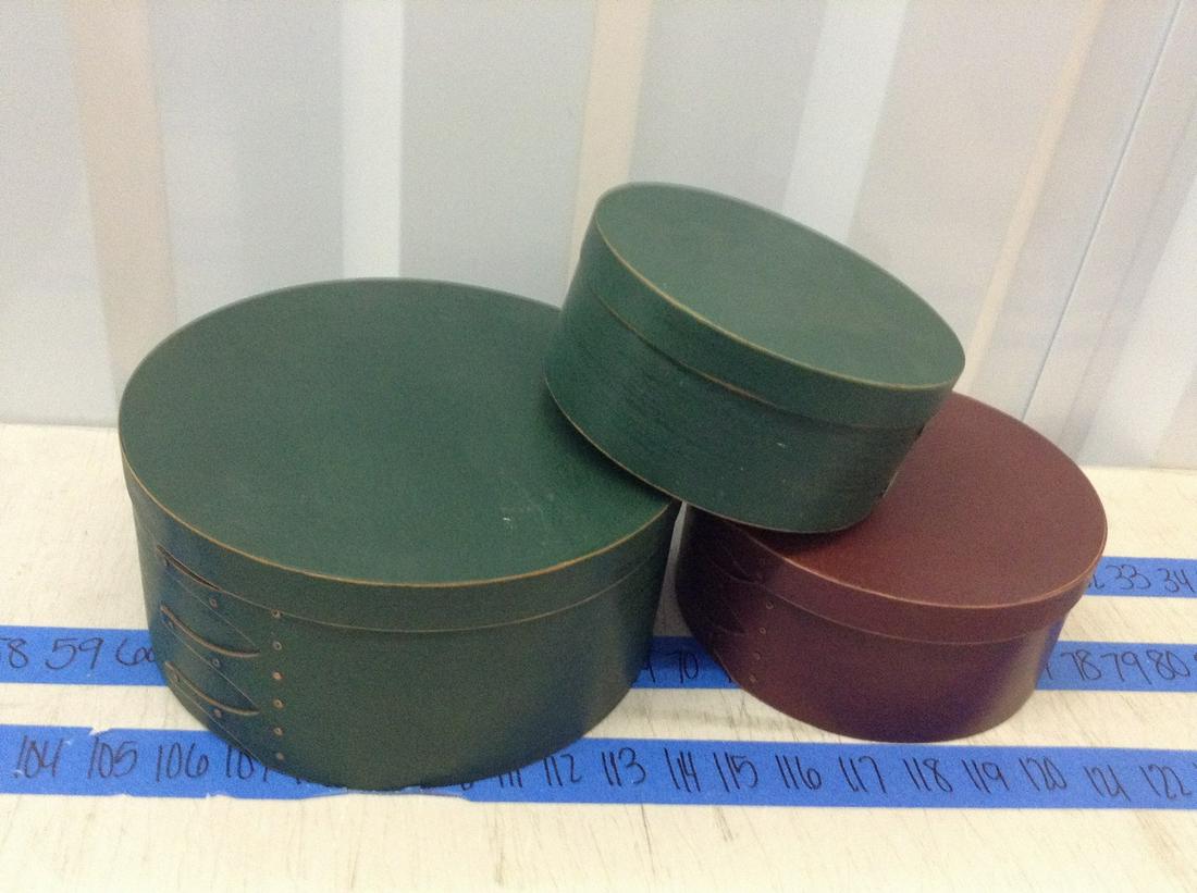 lot of three vintage wooden boxes largest is 10x4 (1 of 1)