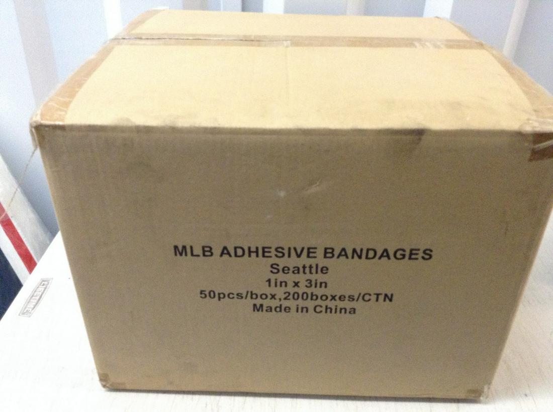 MLB Seattle Bandaids 50pcs/box,200 boxes per case (1 of 1)