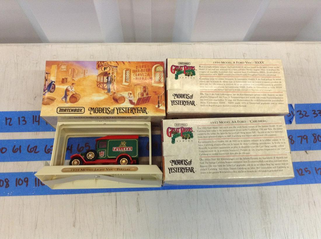 lot of three matchbox models of yesteryear great beer (1 of 1)