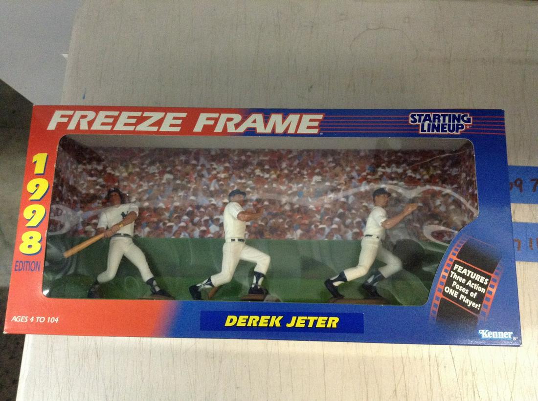 kenner freeze frame 1998 Derek Jeter new in package (1 of 1)
