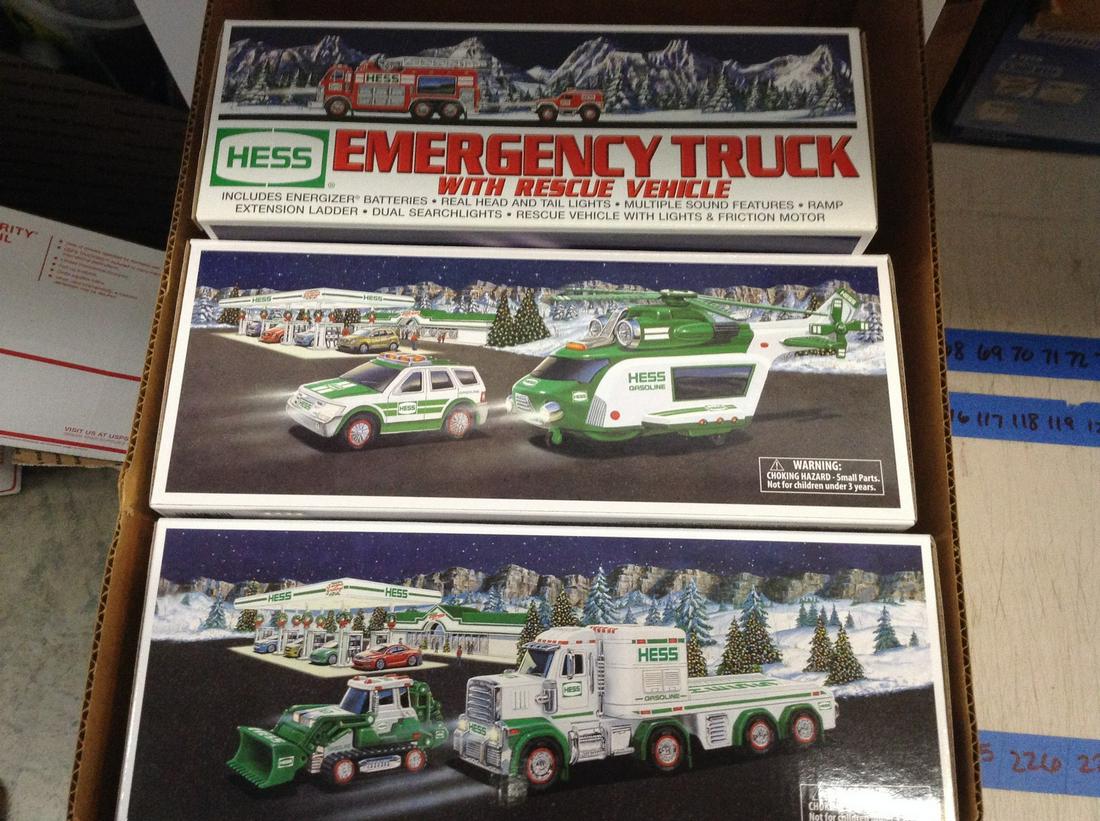 lot of three hess trucks (1 of 1)