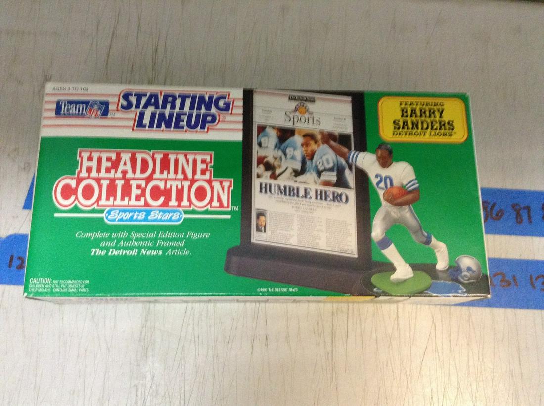 starting lineup headline collection barry sanders (1 of 1)