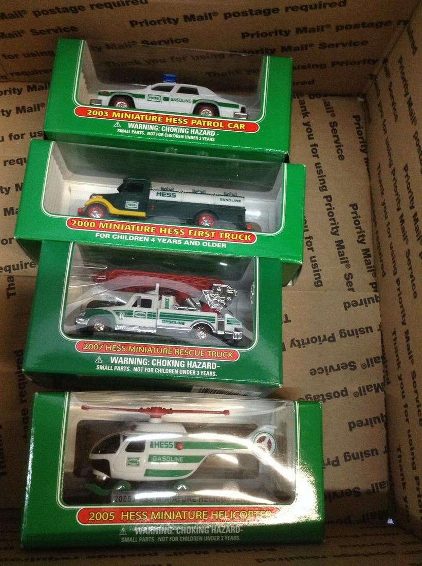lot of flour mini hess trucks (1 of 1)