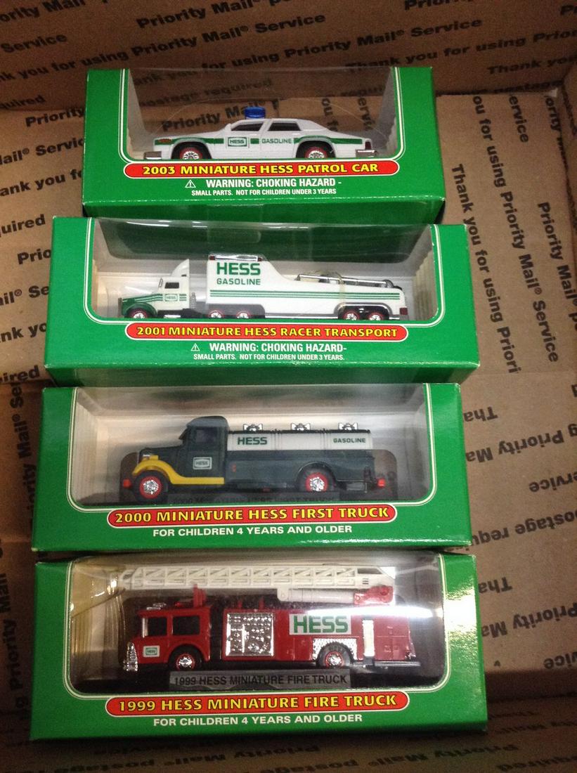 lot of flour mini hess trucks (1 of 1)