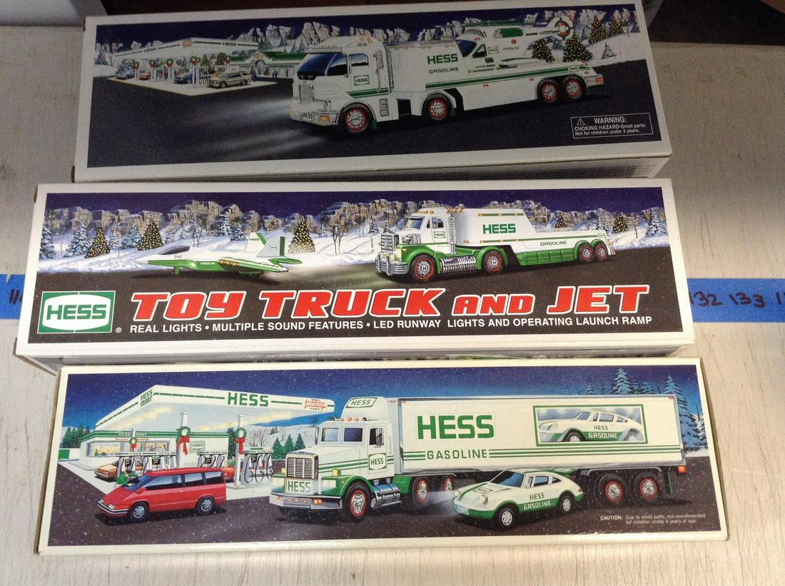 lot of three hess trucks (1 of 1)