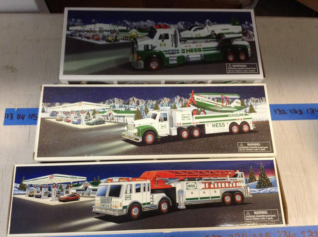 lot of three hess trucks (1 of 1)