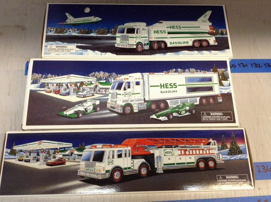 lot of three hess trucks (1 of 1)