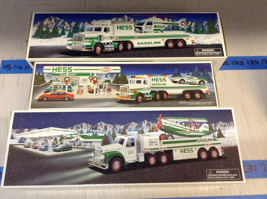 lot of three hess trucks (1 of 1)