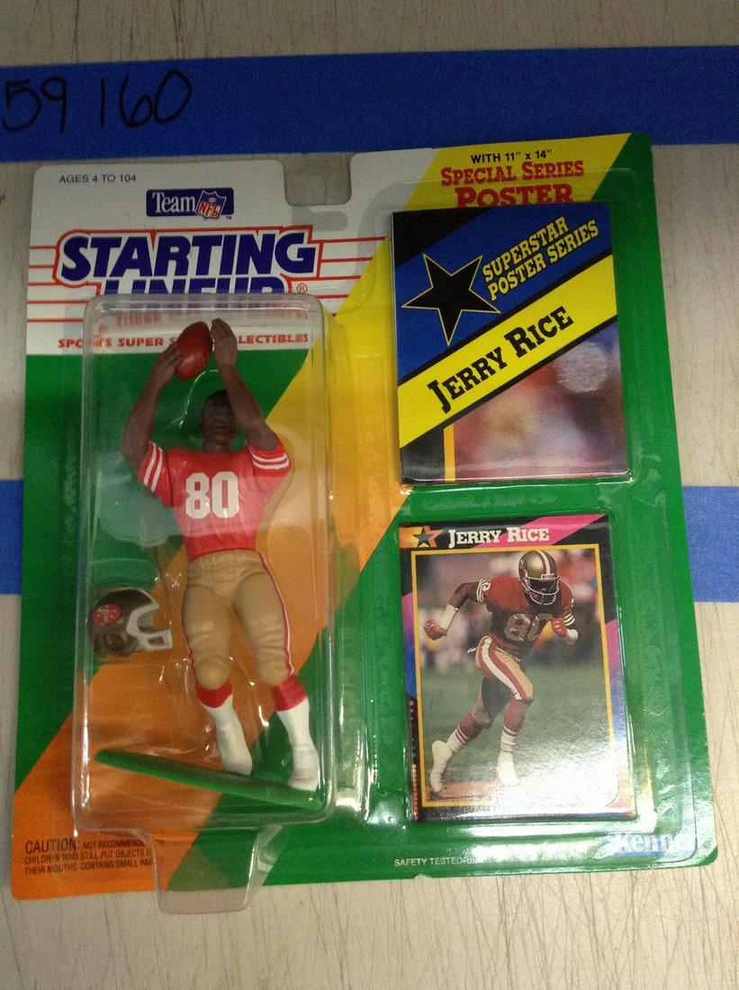 starting lineup  new in the package jerry rice (1 of 1)