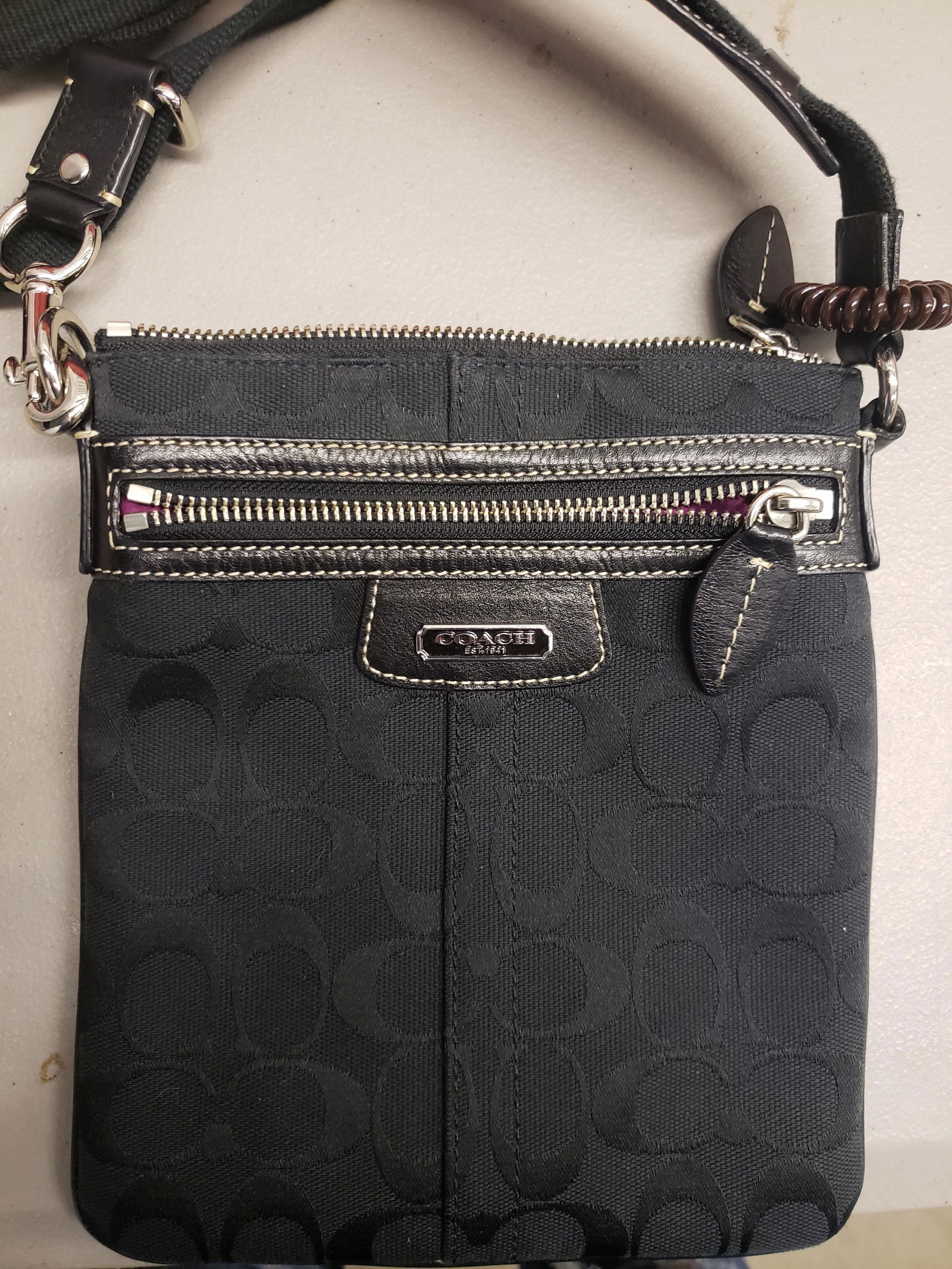 Authentic Coach cross body bag (1 of 1)