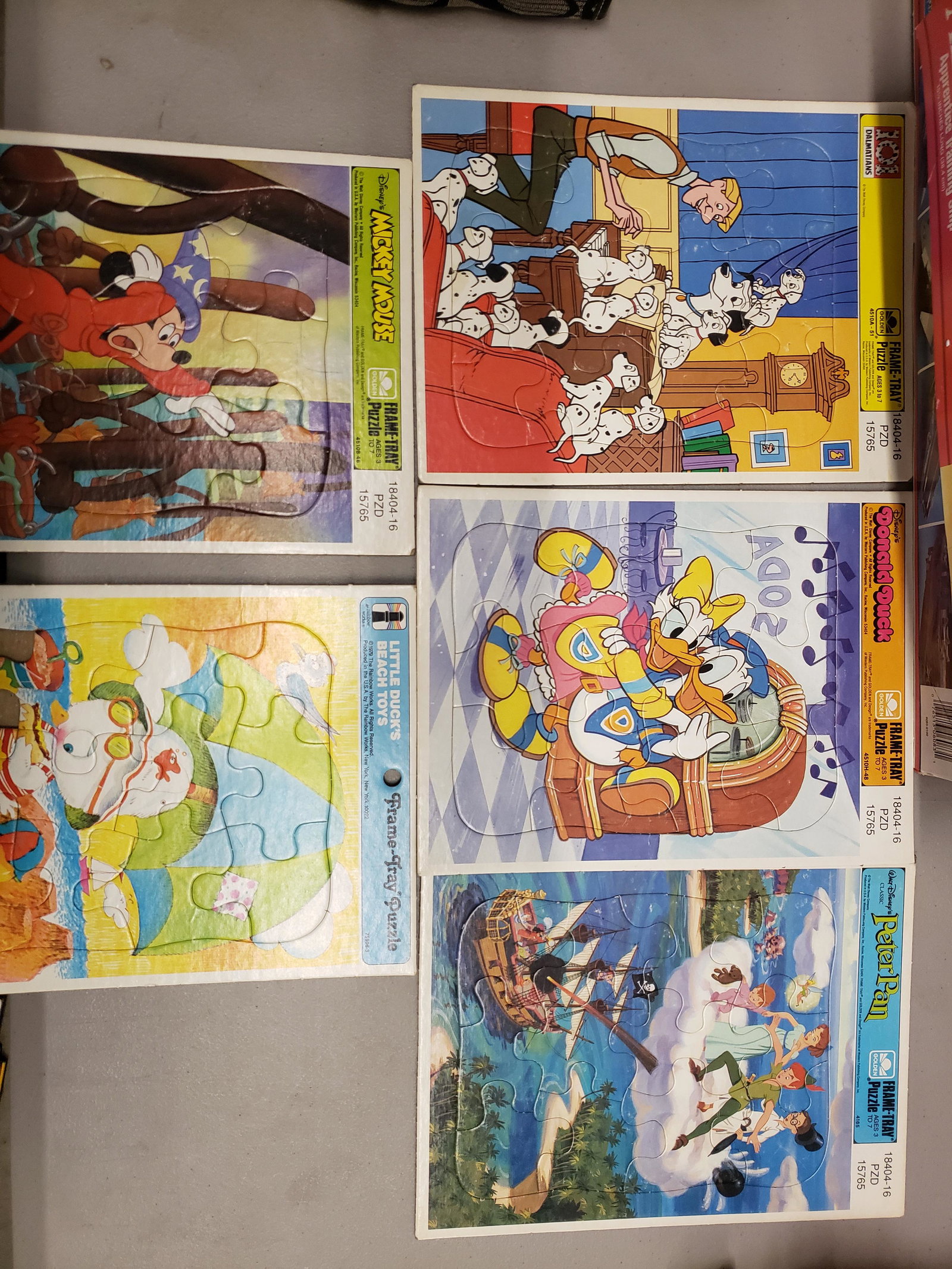 Lot of early Walt Disney puzzles: Lot of early Walt Disney puzzles