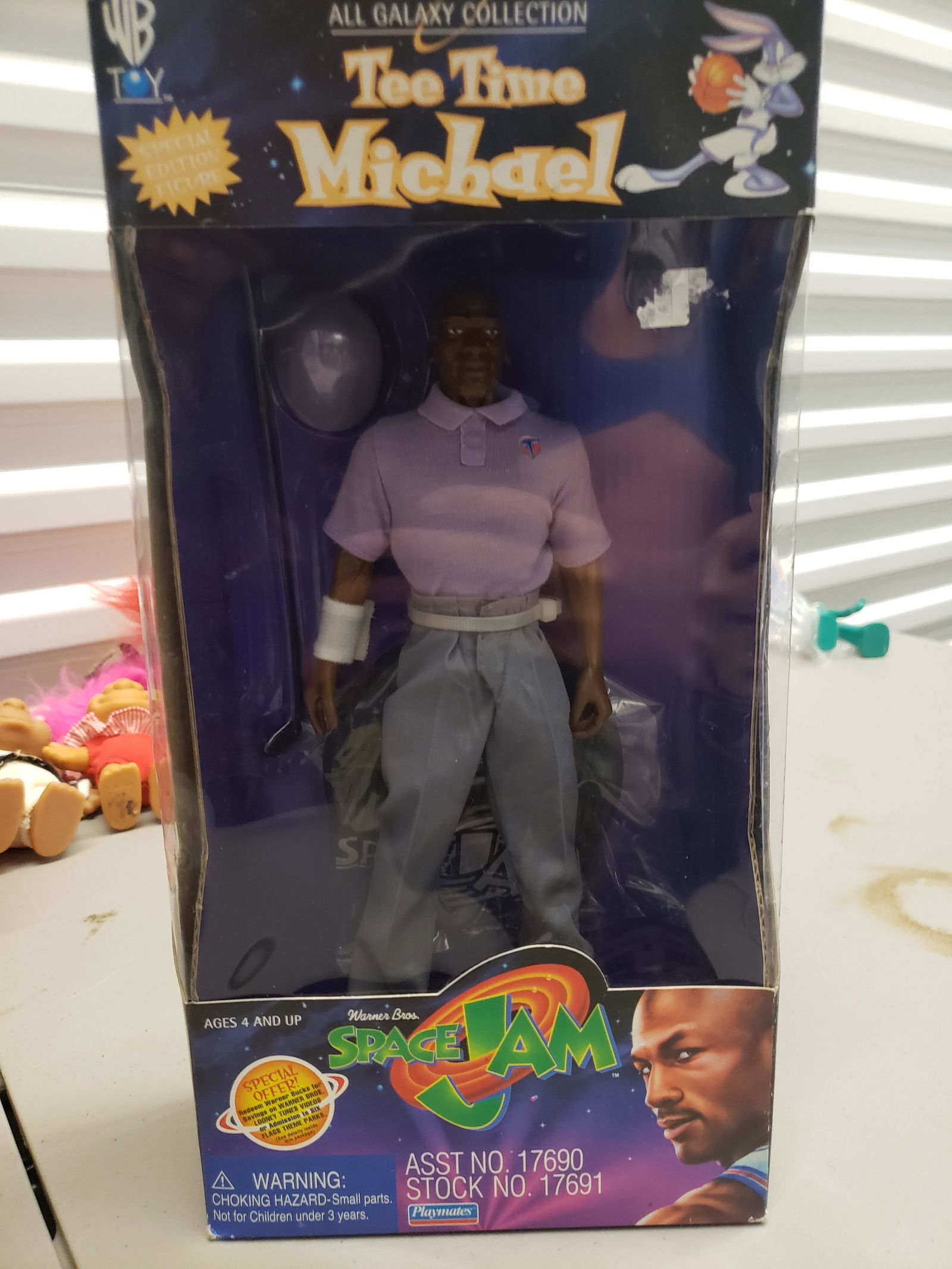 Space Jam Michael Jordan figure Tee Time Michael - NIB (1 of 1)