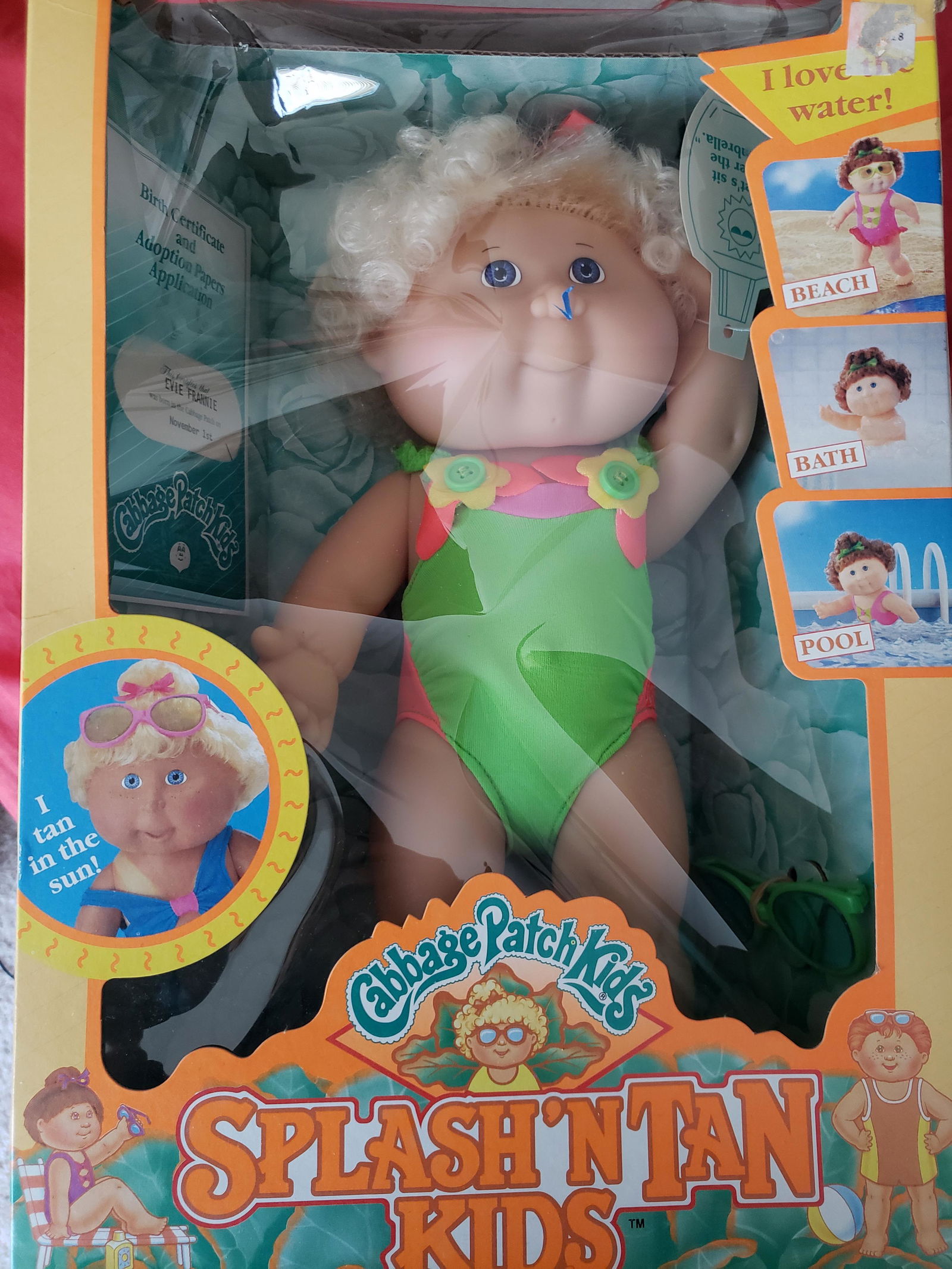 Cabbage Patch Kid - Splash'N Tan kids - NIB (1 of 1)