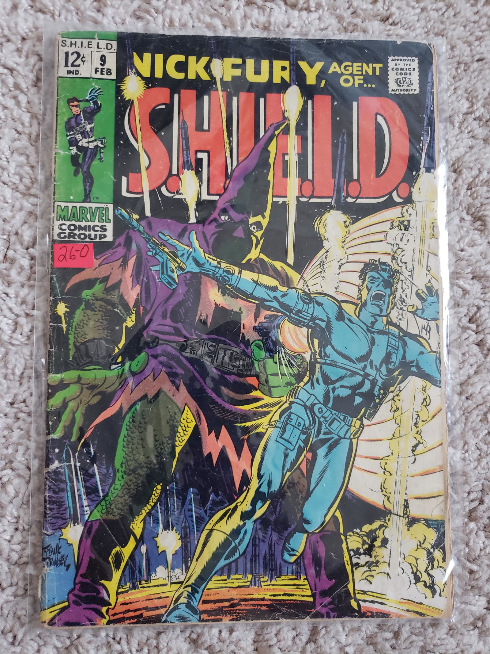 Nick Fury, Agent of Shield early comic 12c (1 of 1)