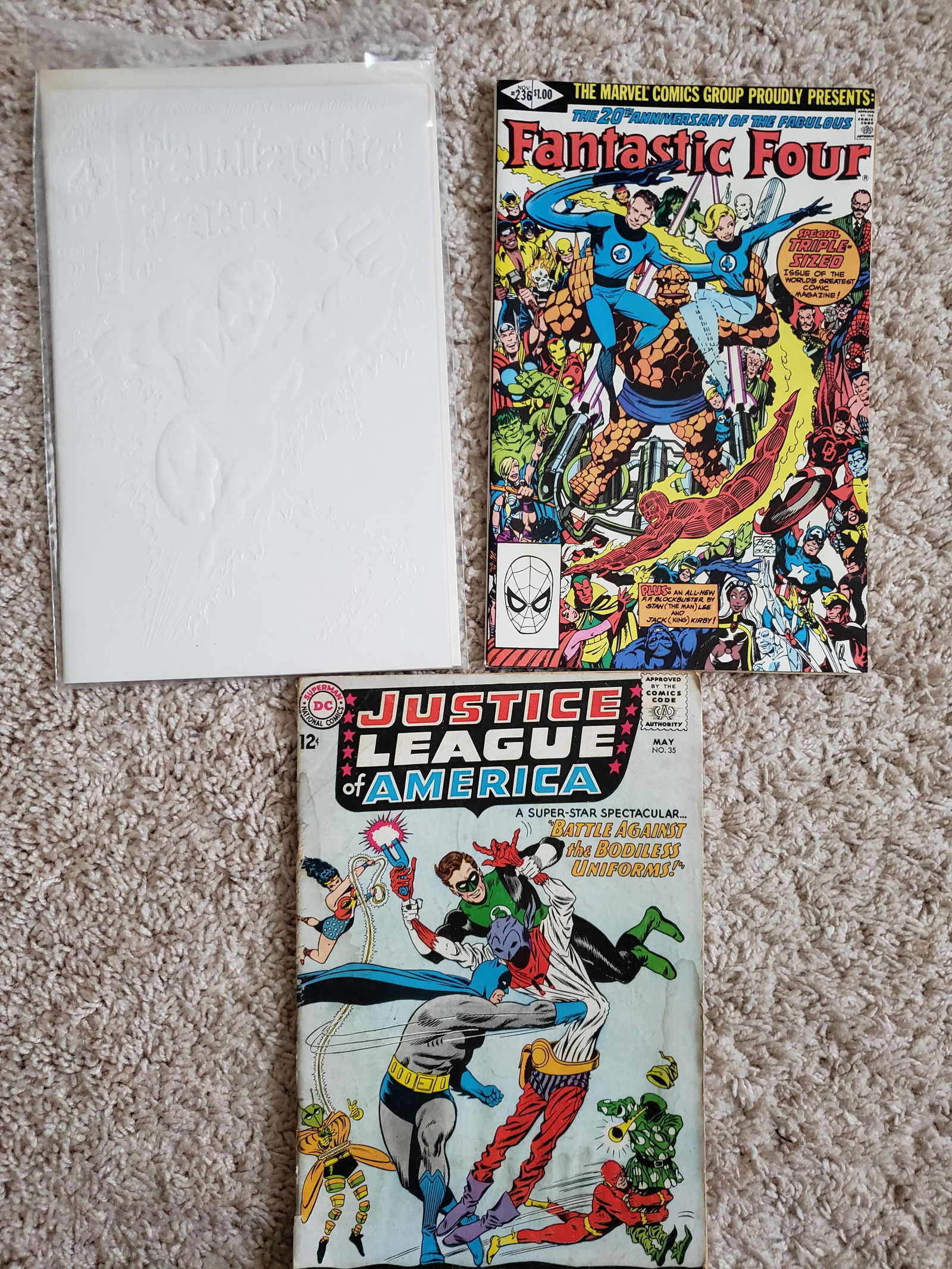 Three early Comics - Marvel & DC (1 of 1)