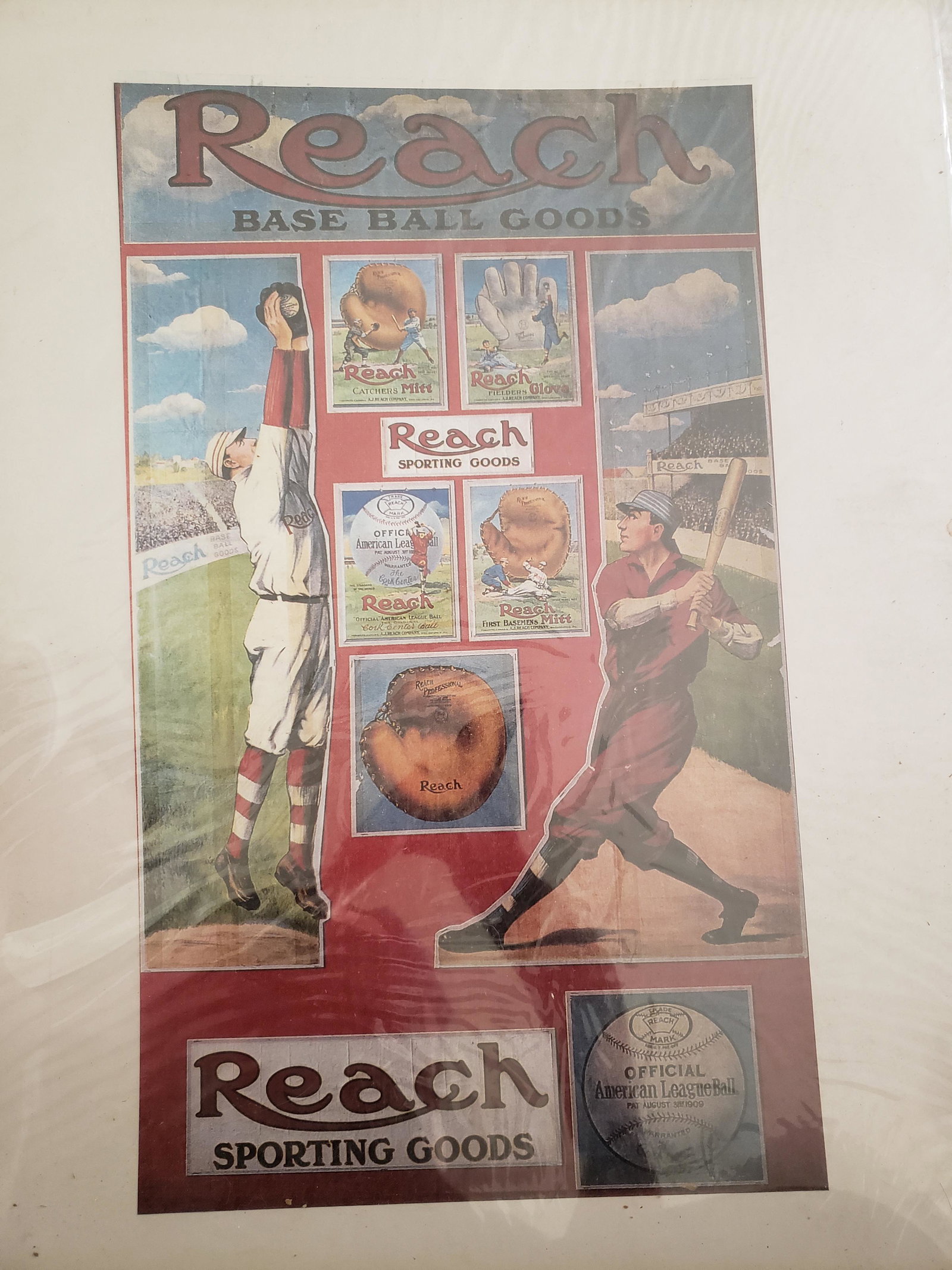 Very Early Reach Baseball advertisement: Very Early Reach Baseball advertisement