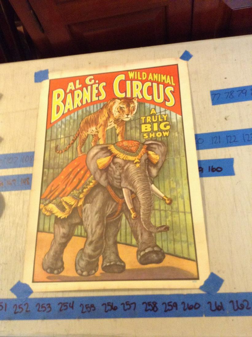 Vintage Circus Poster 1960 (1 of 1)