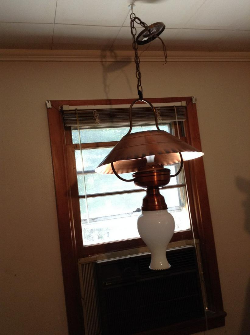 1960's Copper Hanging Lamp 23 inches (1 of 1)
