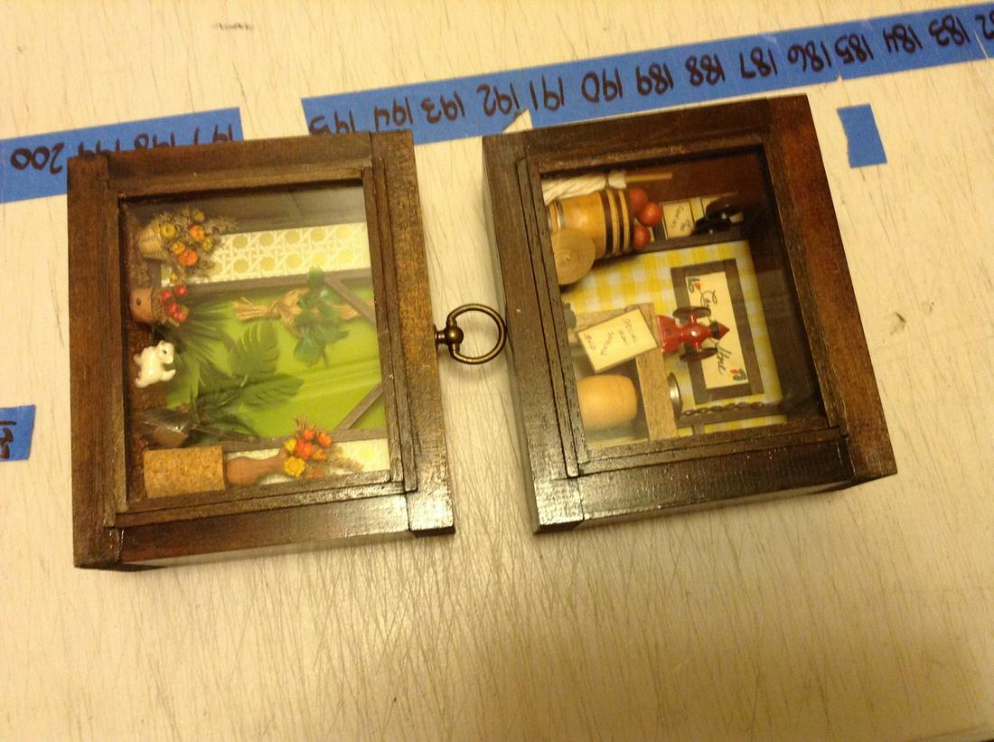 Vintage Shadow Boxes (1 of 1)